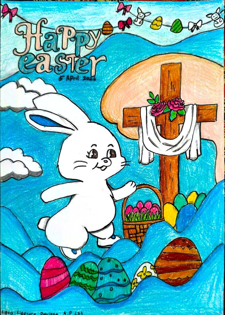 VERITAS DALAM WARNA: Siswa SMA Dominikus Mewartakan Sukacita Kebangkitan Tuhan Yesus Melalui Poster