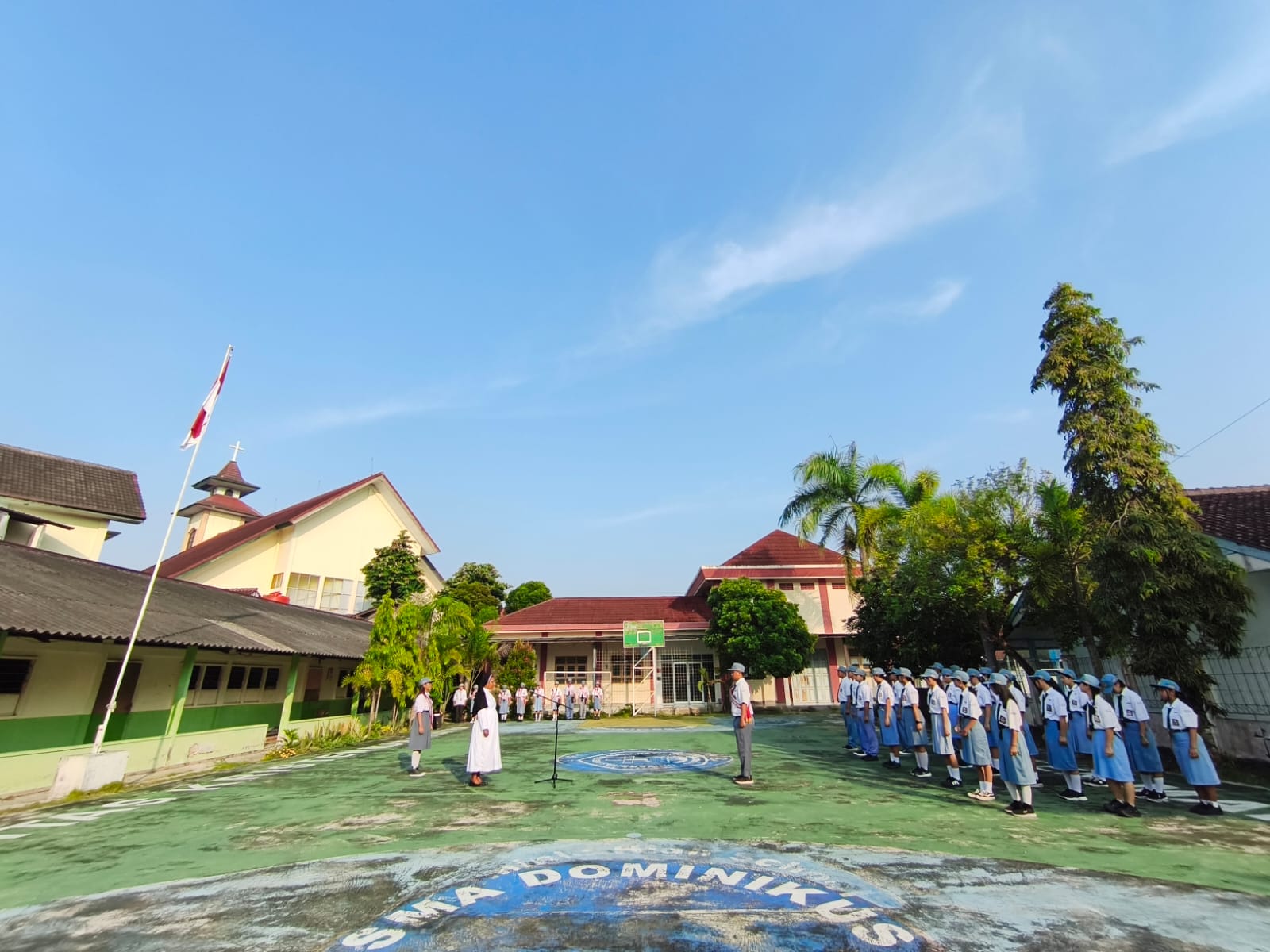Siswa SMA Dominikus Siap Menjaga Kedaulatan Negara